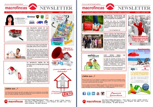 Macrofincas - Newsletter Agosto 2014